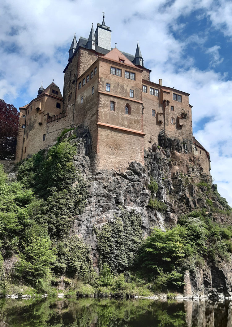 Burg Kriebstein mit Tahlsperre