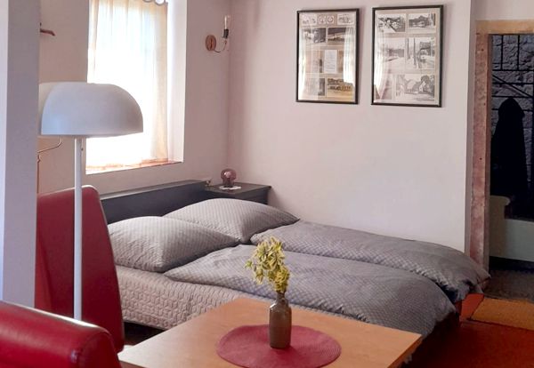 Monteur-Wohnung Doppelbett